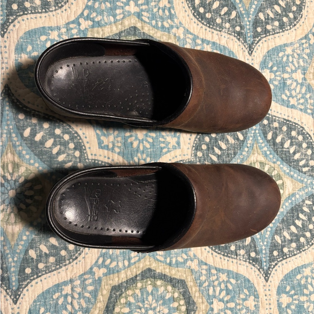 Women’s Dansko Brown Leather Mule